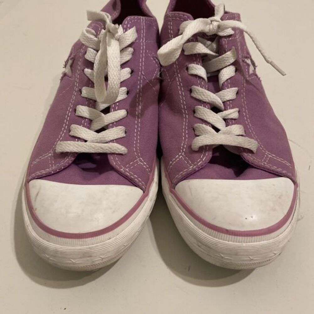 CONVERSE One Star Womens US 10 UK 8 EUR 41.5 Skater‎ Shoes Purple Lavender Cons - Picture 6 of 15
